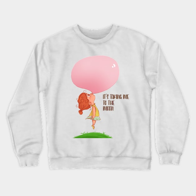 balloon Crewneck Sweatshirt by art.story_emily